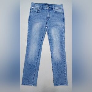 Lucky Brand Mid Rise Straight Light Blue Women's Skinny Jeans, Size 4